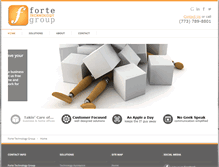 Tablet Screenshot of fortetechgroup.com